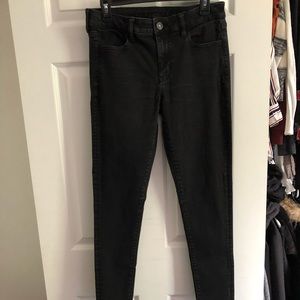 american eagle black skinny jeans